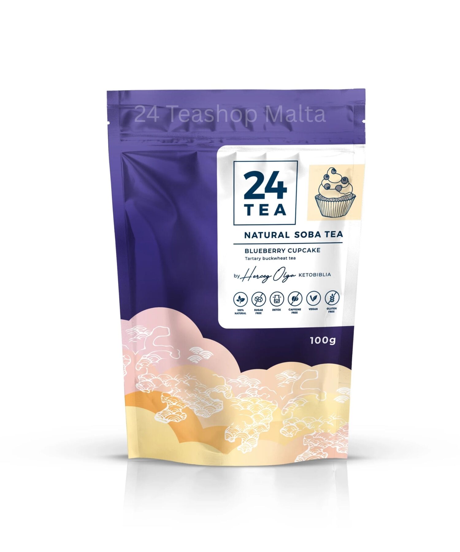 Blueberry Cupcake tea malta